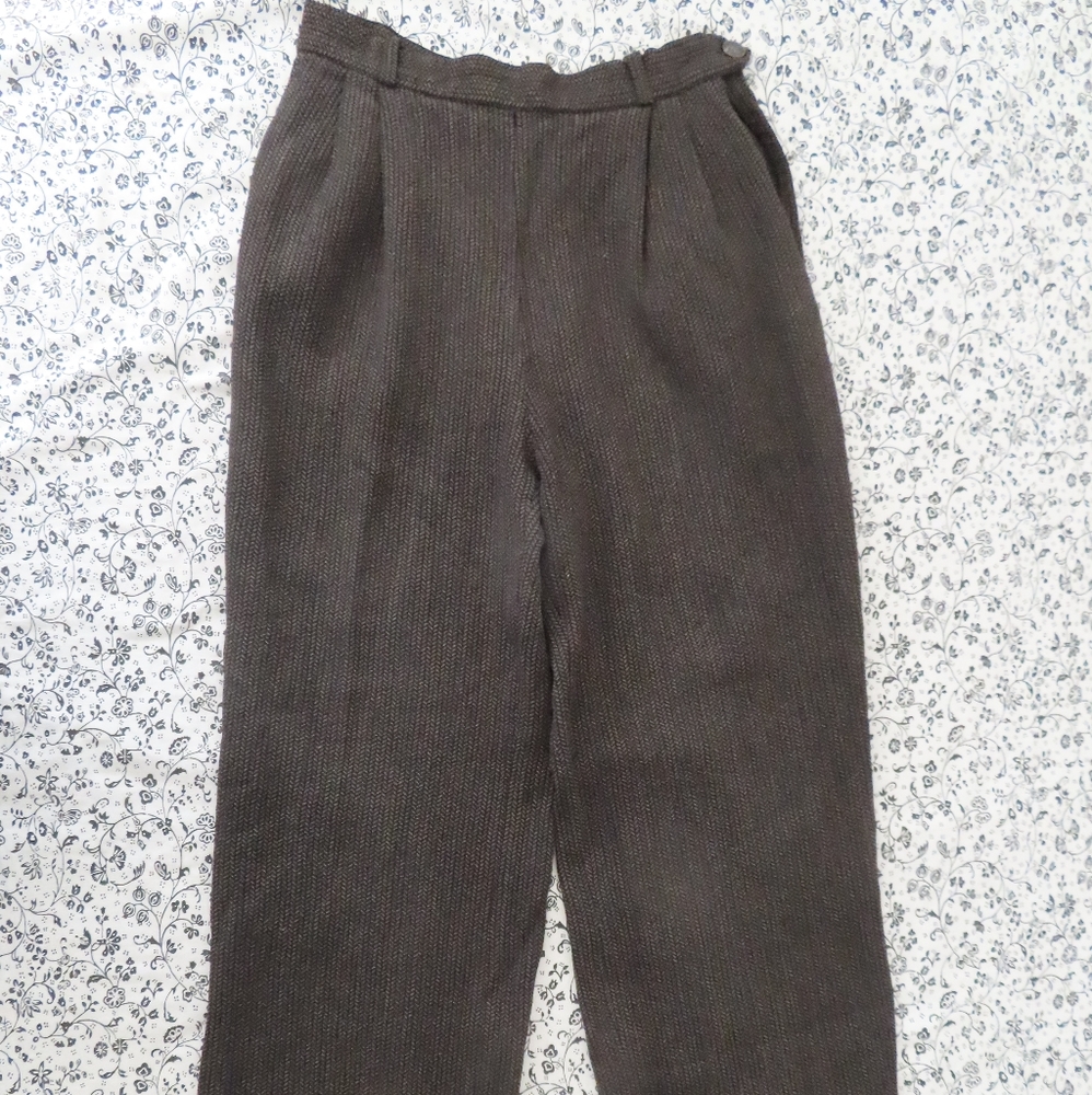 Barbara Bui Herringbone Pattern 2-Piece Wool Blend - image 5